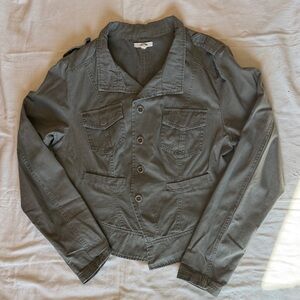 Maurices Women's Gray Utility Jacket